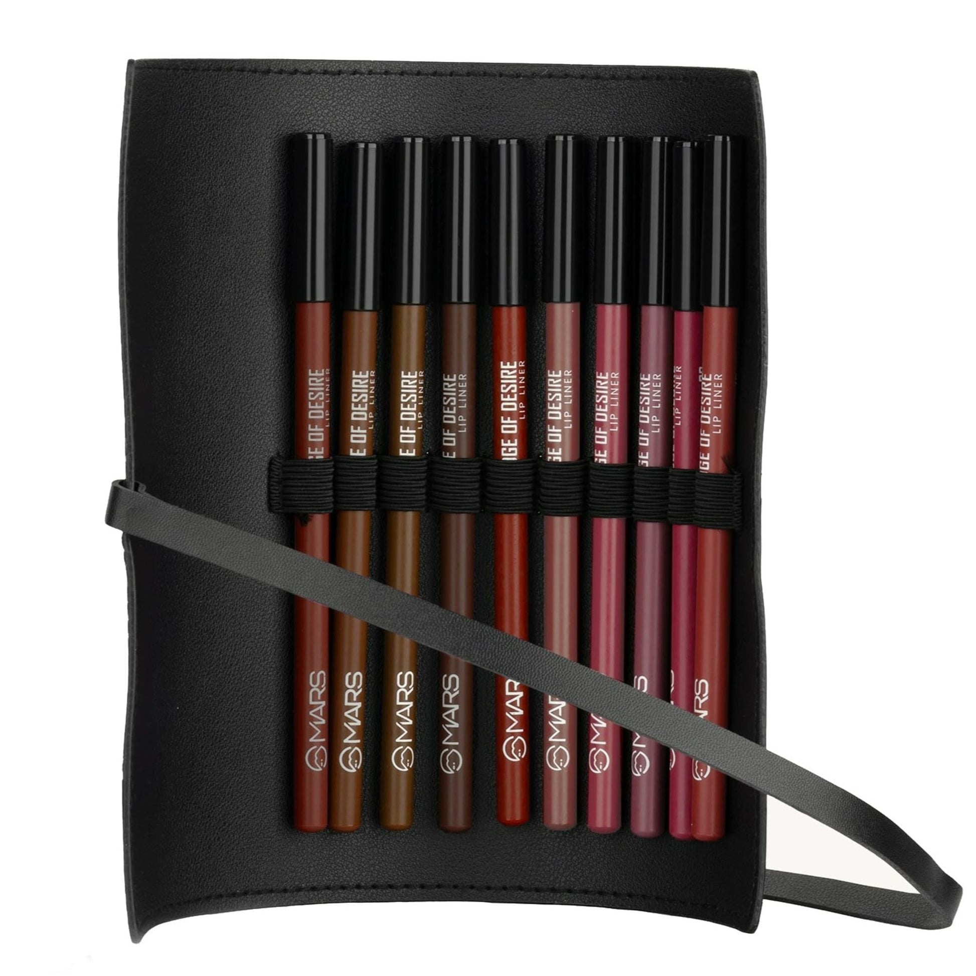 MARS Cosmetics Edge of Desire Lip Liner With Holder - Set B - Swadesiicart
