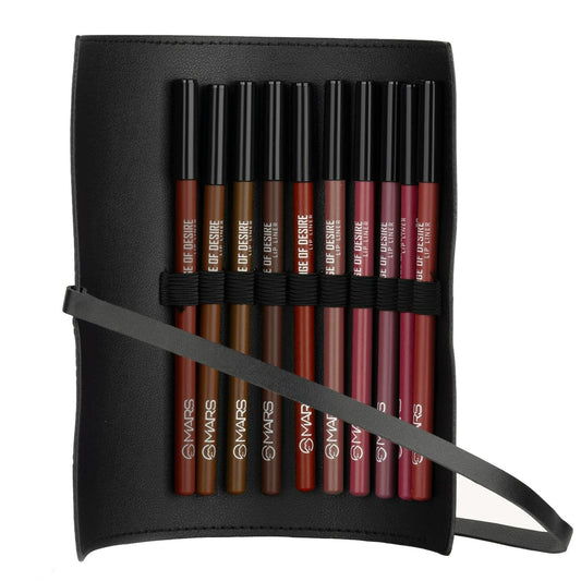 MARS Cosmetics Edge of Desire Lip Liner With Holder - Set B - Swadesiicart