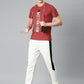 Alcis Men Typography Printed Anti Static Slim Fit Sports T-shirt | Swadesiicart