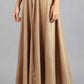 W for Woman Beige Glitter Print Skirt