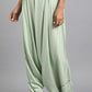 W for Woman Green Draped Pants