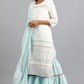 W for Woman Blue Gathered Sharara