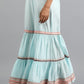 W for Woman Blue Gathered Sharara