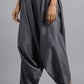 W for Woman Blue Denim Draped Pants