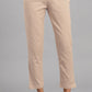W for Woman Beige Geometric Printed Rayon Straight Kurta and Slim Pant Set