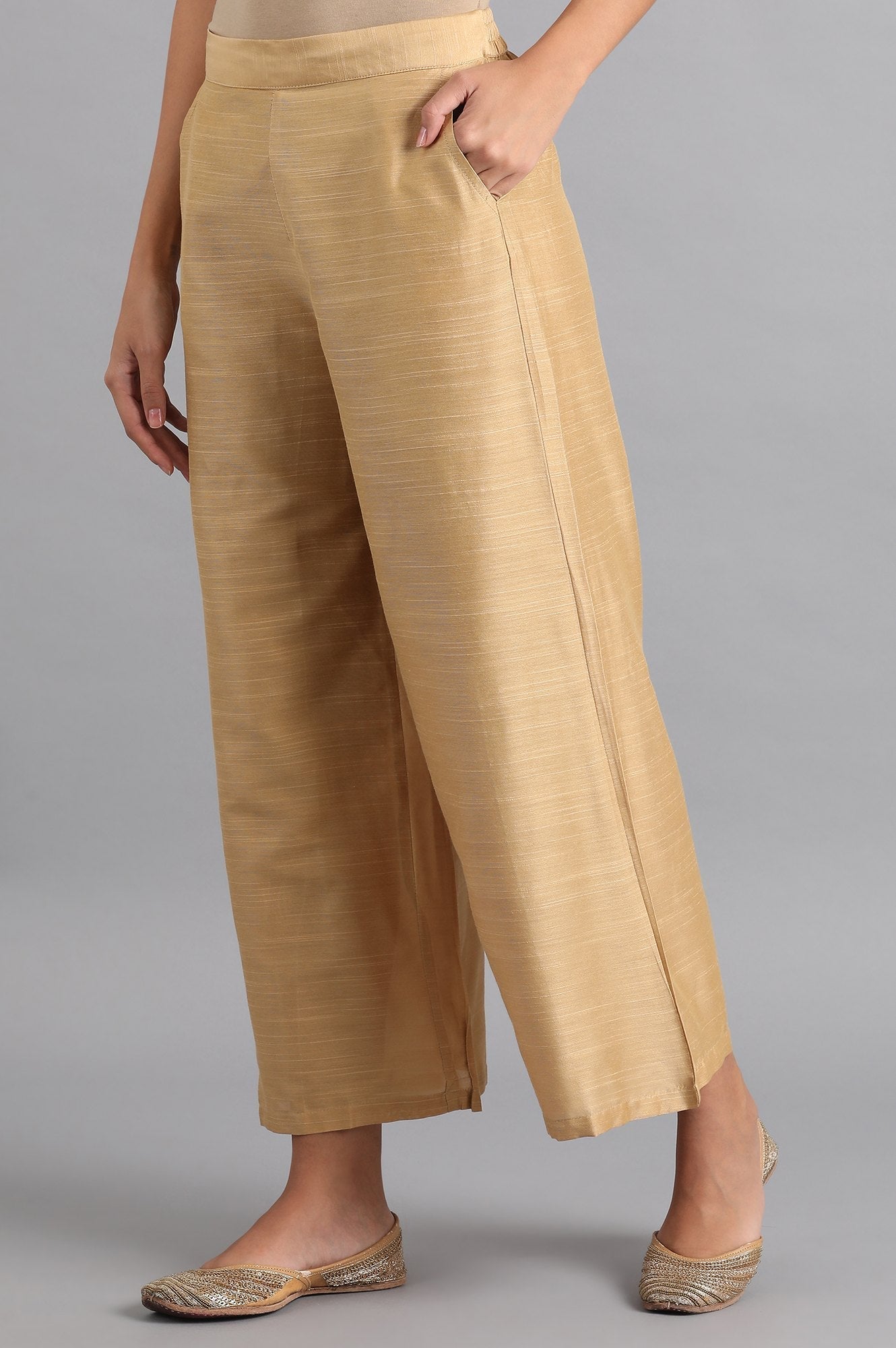 W for Woman Gold Parallel Pants