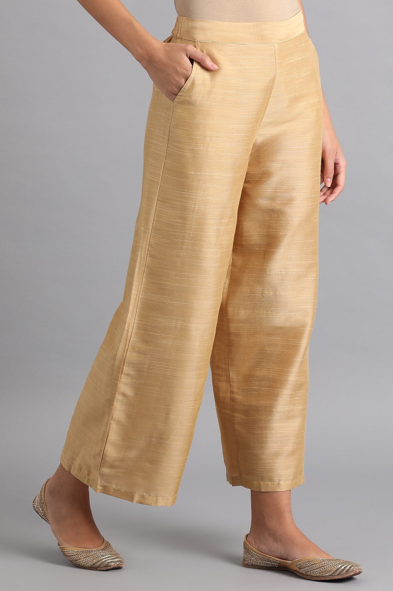 W for Woman Gold Parallel Pants