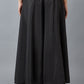 W for Woman Black Flared Skirt