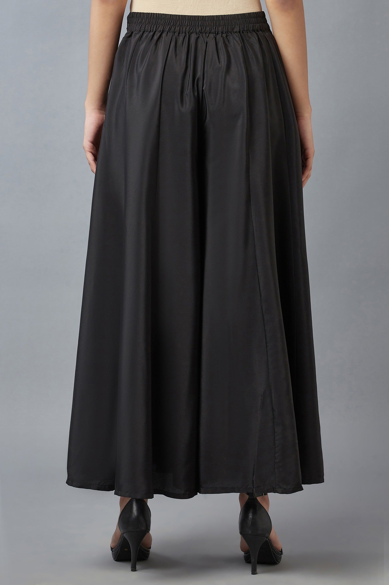 W for Woman Black Flared Skirt