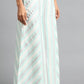 W for Woman Blue Striped Pants