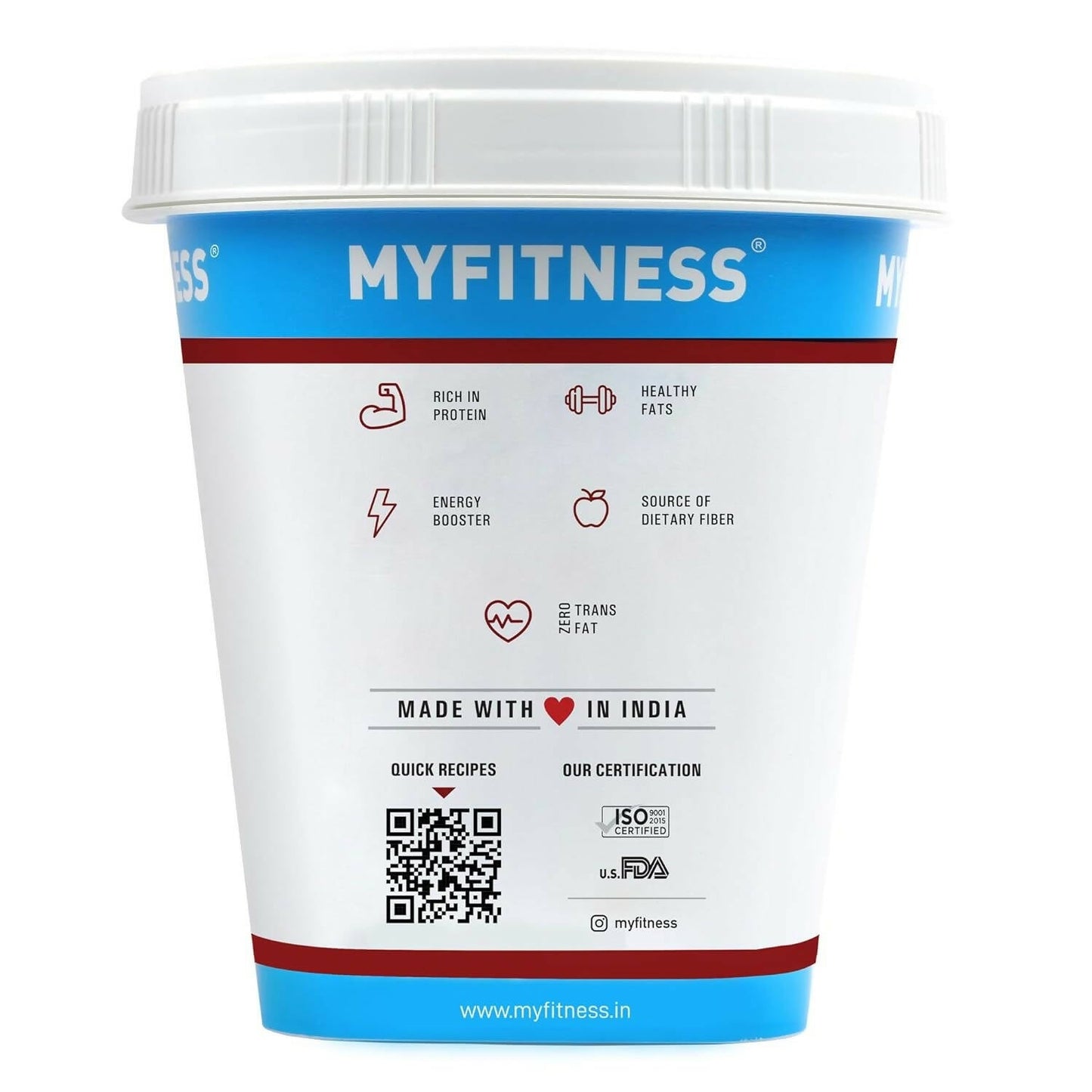 Myfitness Barbeque High Protein Spread & Dip | Smoky Smooth Peanut Butter - Swadesiicart