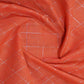 Dual Shade of Tomato Peach And Aqua Green Pure Mangalgiri Cotton By Gayathri Reddy Designer Studio | Swadesiicart