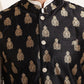 Sojanya Band Collar Straight Kurta & Churidar with Nehru jacket | Swadesiicart