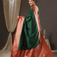 Anouk Zari Silk Blend Banarasi Saree | Swadesiicart