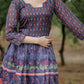 Aayaa Pure Chanderi Gown With Heavy Digital Print - Multi Color