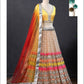 Jyoti Fashion Multicolor Mirror & Sequence Embroidery Butterfly Net Lehenga Choli with Dupatta | Swadesiicart