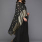 Ahalyaa Women's Traditional wear Ethnic Dress - Black | Swadesiicart