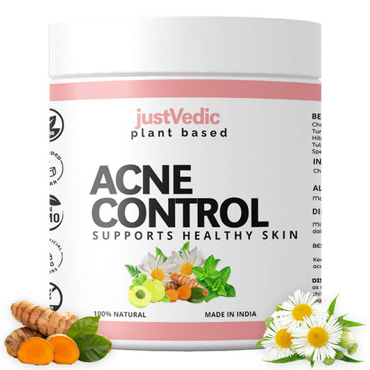 Just Vedic Acne Control Drink Mix - Swadesiicart
