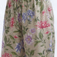 Breathables Women’S Loungewear Long Kurta Co-Ord Set Cotton Cream Floral Print