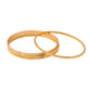 NVR Women's Set of 4 Gold-Polished Traditional Daily Use Bangles - Swadesiicart
