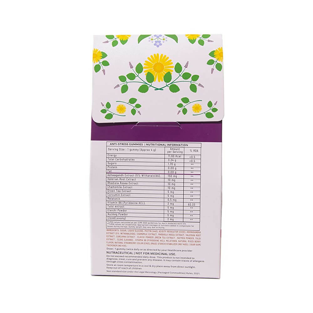 Panchamrit Anti-Stress Gummies- Mixed Berry Flavor | Swadesiicart
