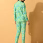 Myshka Women's Multi Printed Coat With Trousers - Swadesiicart
