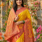 Shree Shyam Fashion Yellow Pochampally Silk Saree