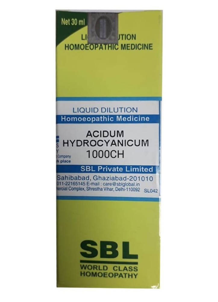 SBL Homeopathy Acidum Hydrocyanicum Dilution | Swadesiicart