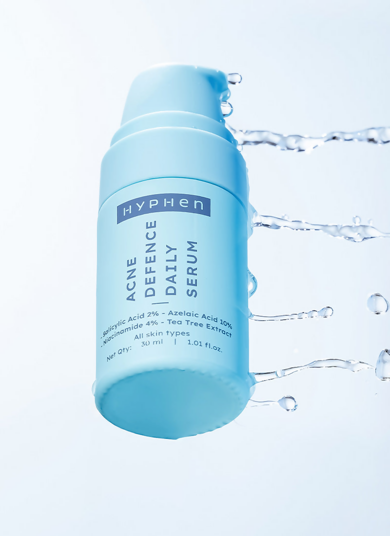 Hyphen By Kriti Sanon Acne Defence Daily Serum With 2% Salicylic Acid Treats Active Acne Prevents Breakouts | Swadesiicart