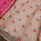 Jyoti Fashion Beautiful Peach Organza Silk Embroidered Kids Lehenga Choli Set | Swadesiicart