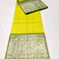 DEIANA'S Beautiful Designer Golden zari Soft Lichi Silk Saree - Yellow - Swadesiicart