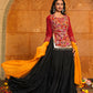 AI Fashion Black Crepe Designer Navratri Wear Lehenga Choli Collection