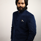 Blue Crude - Bandhgala Designer Men's Jacket by Hilo Design