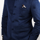 Blue Crude - Bandhgala Designer Men's Jacket by Hilo Design