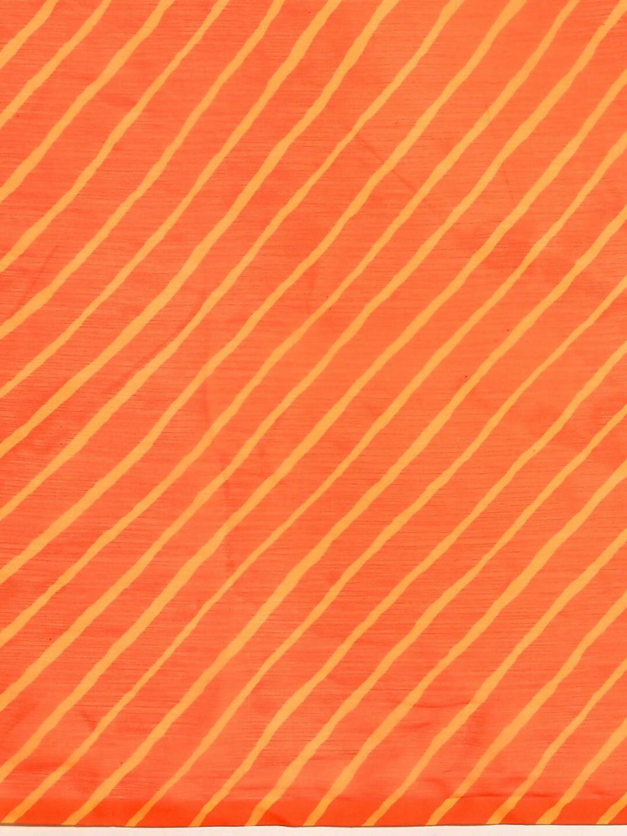 Ahalyaa Women's Traditional wear Saree - Orange | Swadesiicart