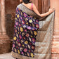 Joban Fashion Plum Purple Pure Katan Pure Handloom Banarasi Silk Saree | Swadesiicart