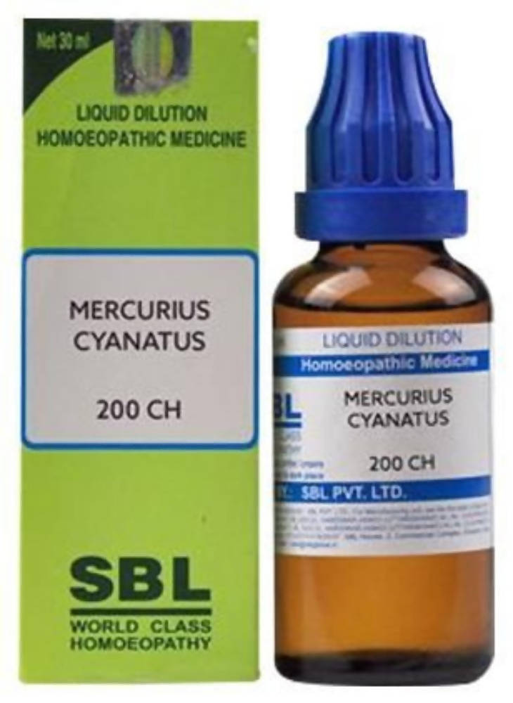 SBL Homeopathy Mercurius Cyanatus Dilution | Swadesiicart