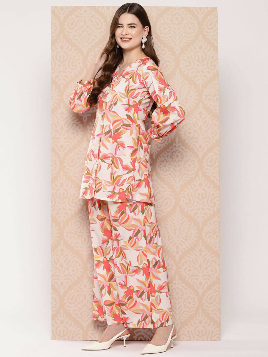 Ahalyaa Women's Traditional Wear Co-ods - Multi | Swadesiicart