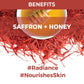 Nykaa Skin Secrets Indian Rituals Saffron + Honey Sheet Mask For Glowing & Moisturised Skin - Swadesiicart