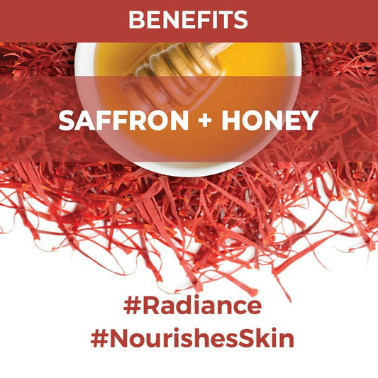 Nykaa Skin Secrets Indian Rituals Saffron + Honey Sheet Mask For Glowing & Moisturised Skin - Swadesiicart