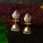 Joban Fashion Women Matte Gold Brass Jhumka | Swadesiicart