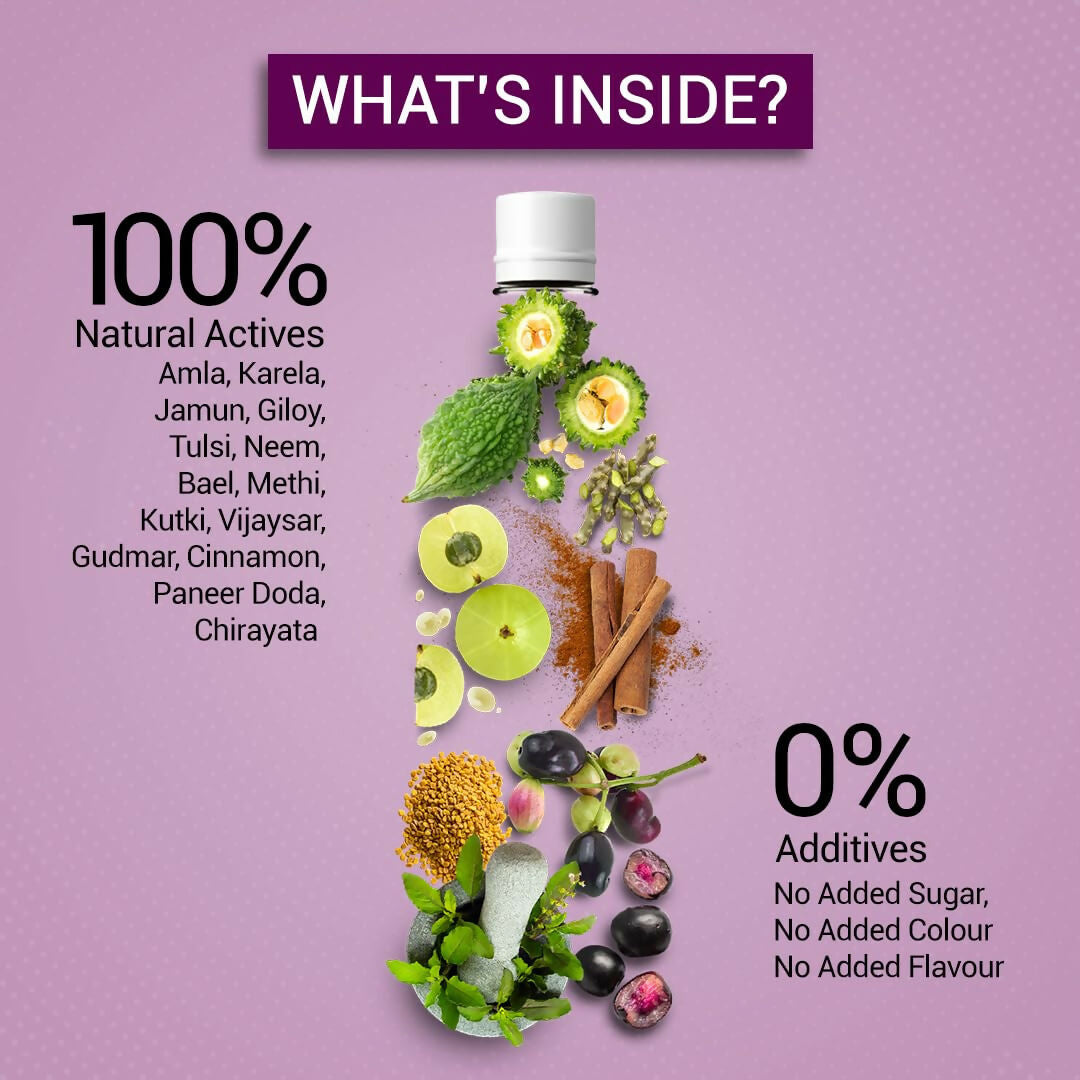 Sesa Ayurvedic Diabfix Juice with Karela Jamun Juice - Swadesiicart