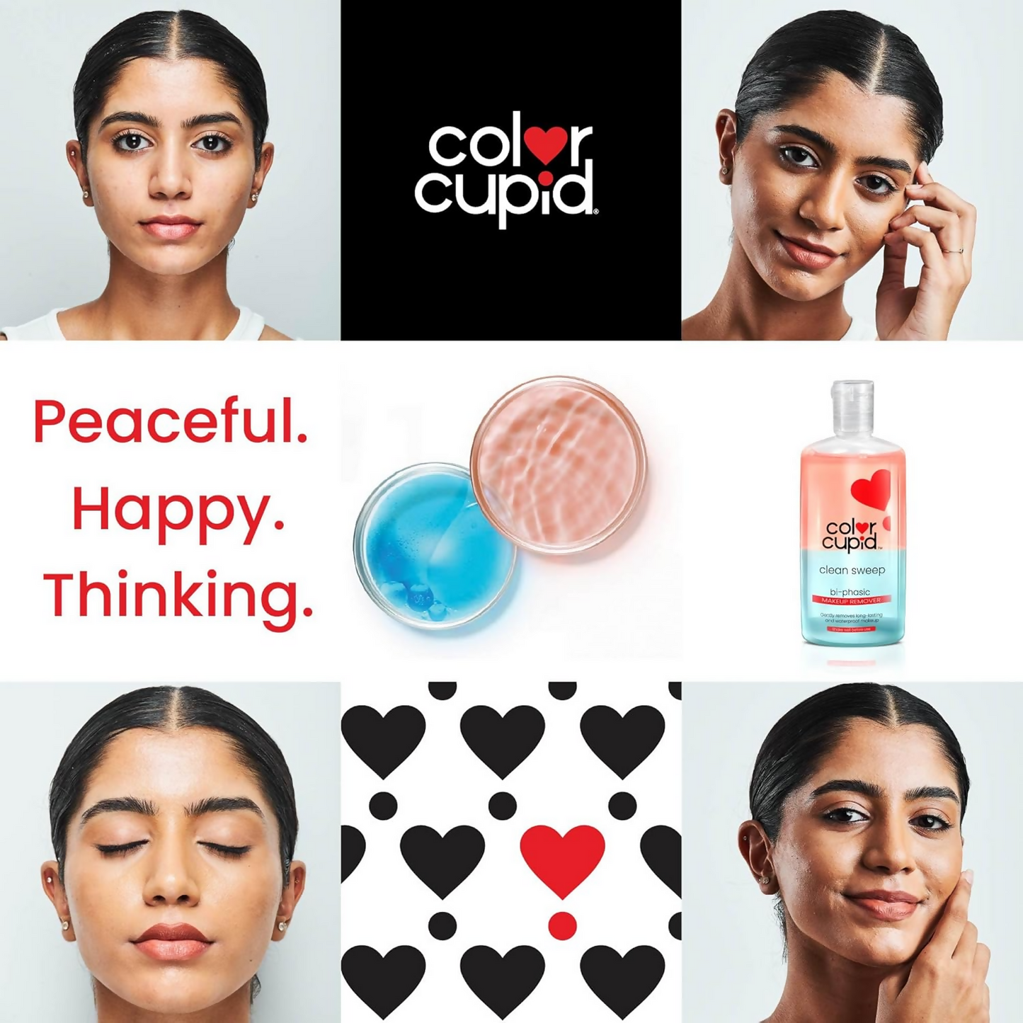 Color Cupid Bi-Phase Makeup Remover | For lips, eyes and face - Swadesiicart