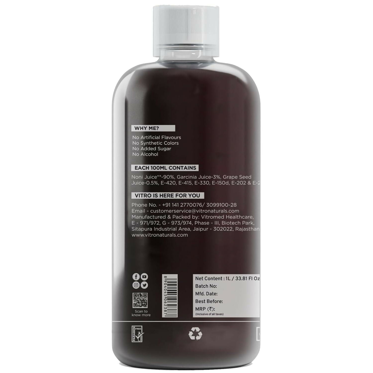 Vitro Naturals Noni Juice | Swadesiicart