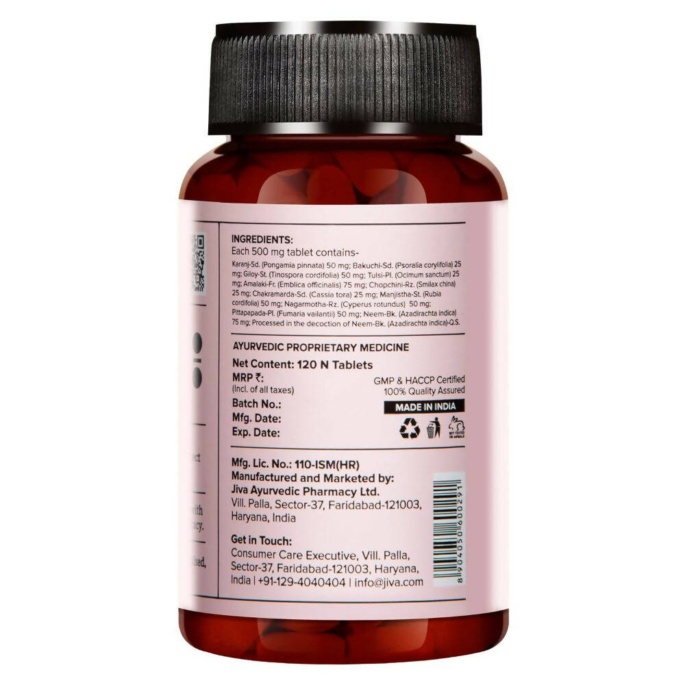 Jiva Ayurveda Skin-Fit Tablets - Swadesiicart