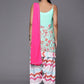 Ahalyaa Women Blue Floral Printed Kurta with Patiala & With Dupatta | Swadesiicart