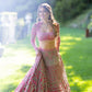 Jyoti Fashion Glamorous Multicolor Faux Georgette 3MM Sequins with Thread & Jari Embroidery Lehenga Choli with Dupatta | Swadesiicart