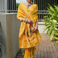 Vishnu Weaves Women's Yellow Paithani Silk Zari Woven Saree with Blouse - Swadesiicart