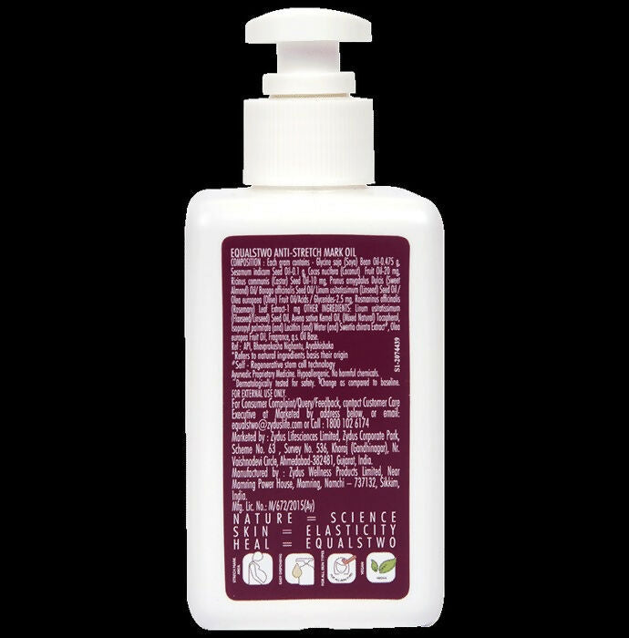 Equals Two Anti-Stretch Mark Oil | Swadesiicart