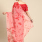 Ahalyaa Women's Traditional Semi Stitch Saree - Peach | Swadesiicart